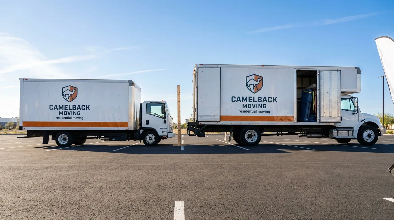 Moving truck size capacity guide in Ferris